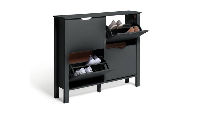 Habitat Compton Shoe Storage Cabinet - Grey