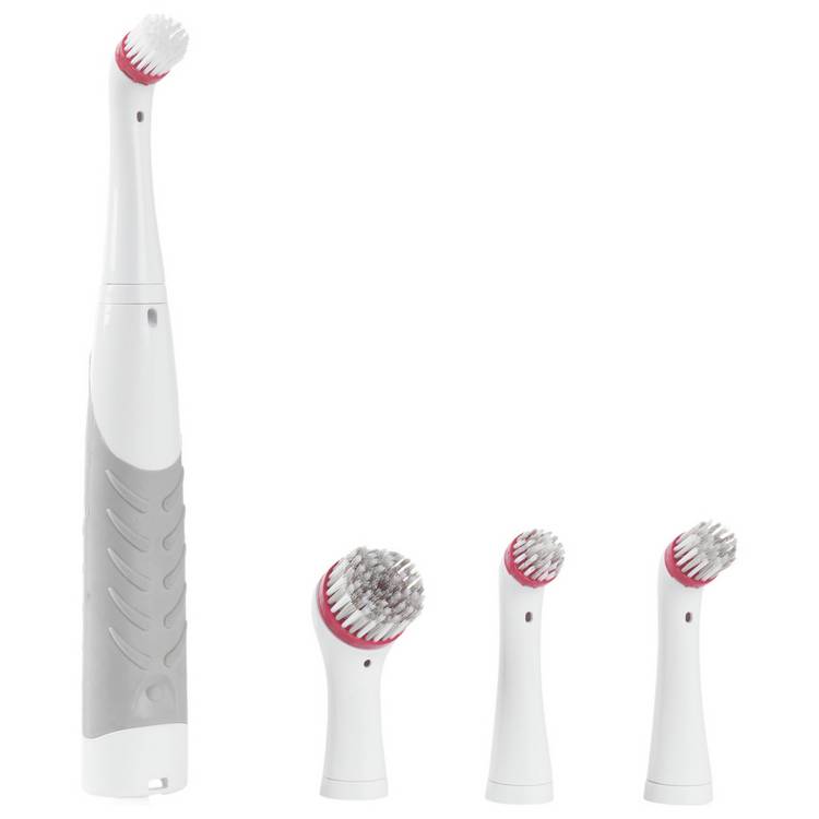 Kleeneze Deep Clean Power Scrubber Brush with 4 Heads 0