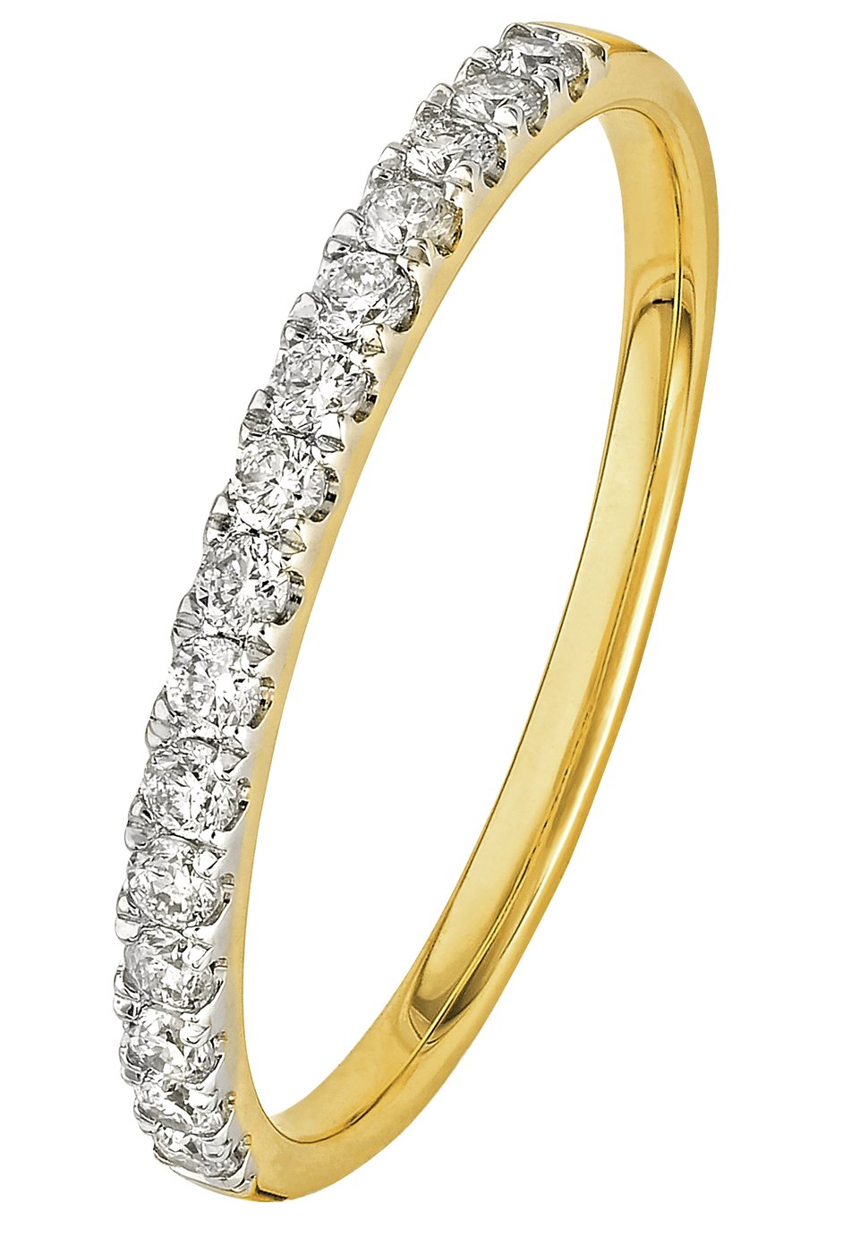 Revere 9ct Gold 0.25ct Diamond Claw Set Eternity Ring Review