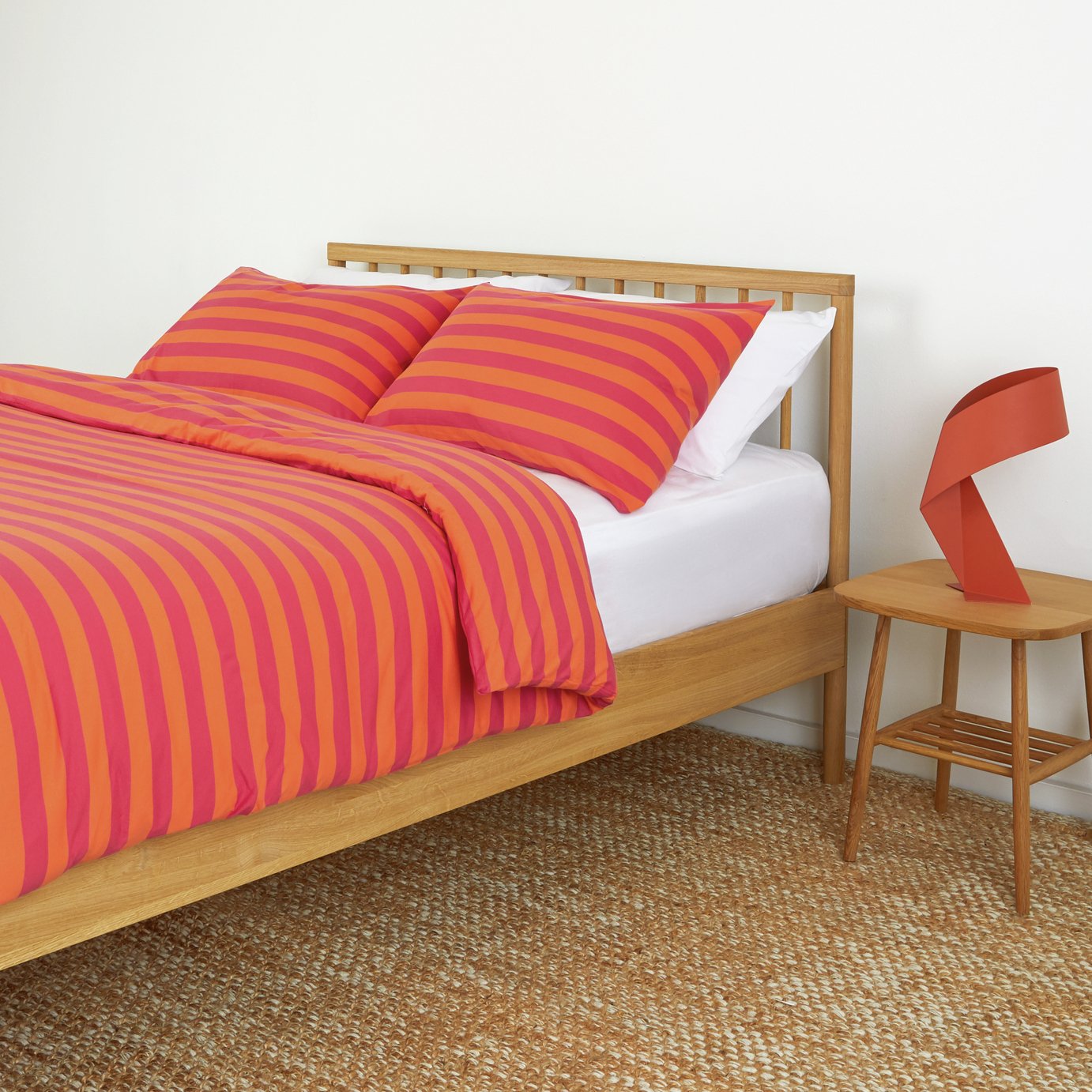 Habitat Jersey Pink and Orange Bedding Set Review