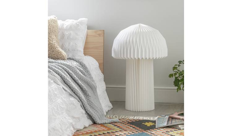 Habitat Origami Mushroom Floor Lamp - White