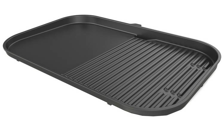 Flat grill outlet pan