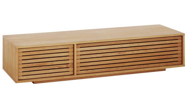 oak tv stand