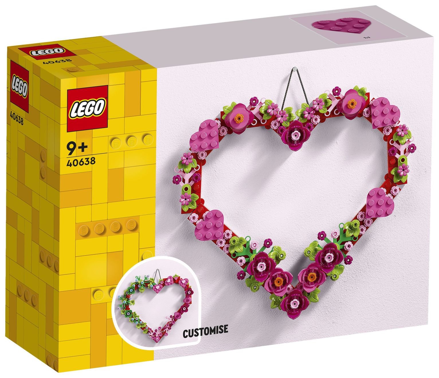 LEGO Valentines Heart Ornament 40638