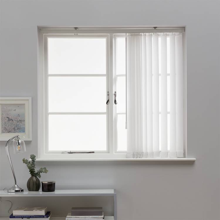 Argos Home White Vertical Blind - 180cm 0