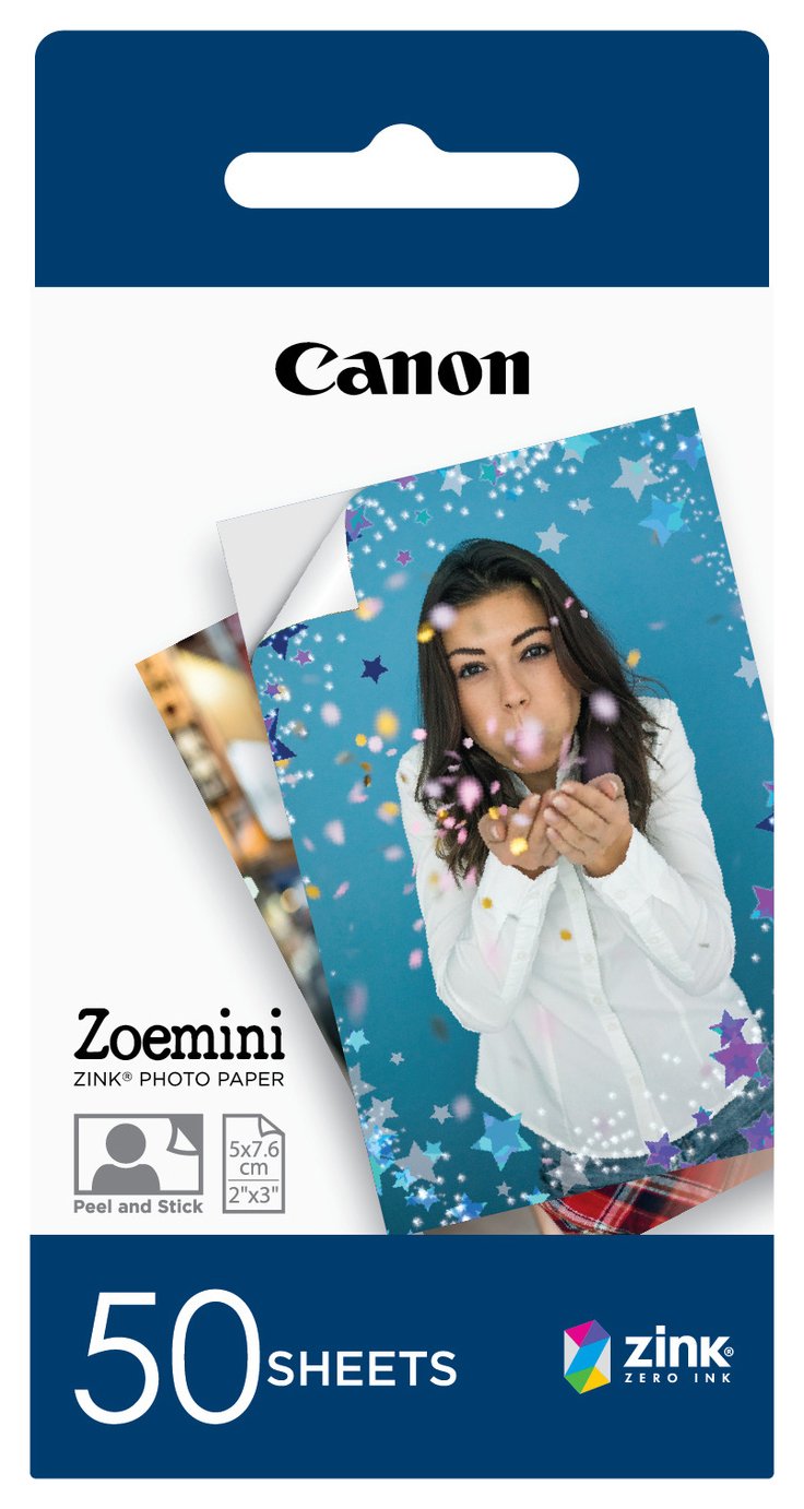 Canon Zoemini 2X3 Inch Photo Paper - 50 Sheets