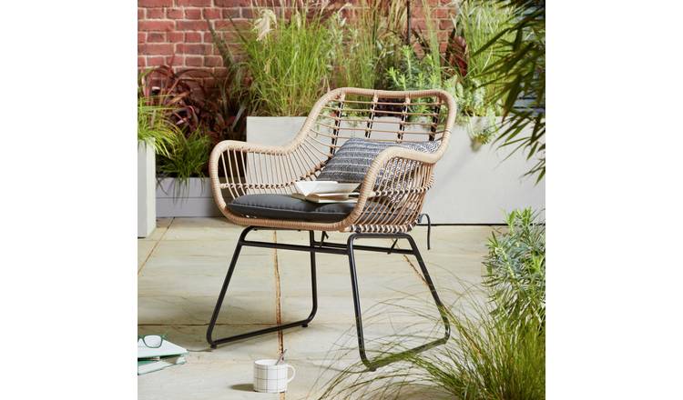 Rattan bench deals argos