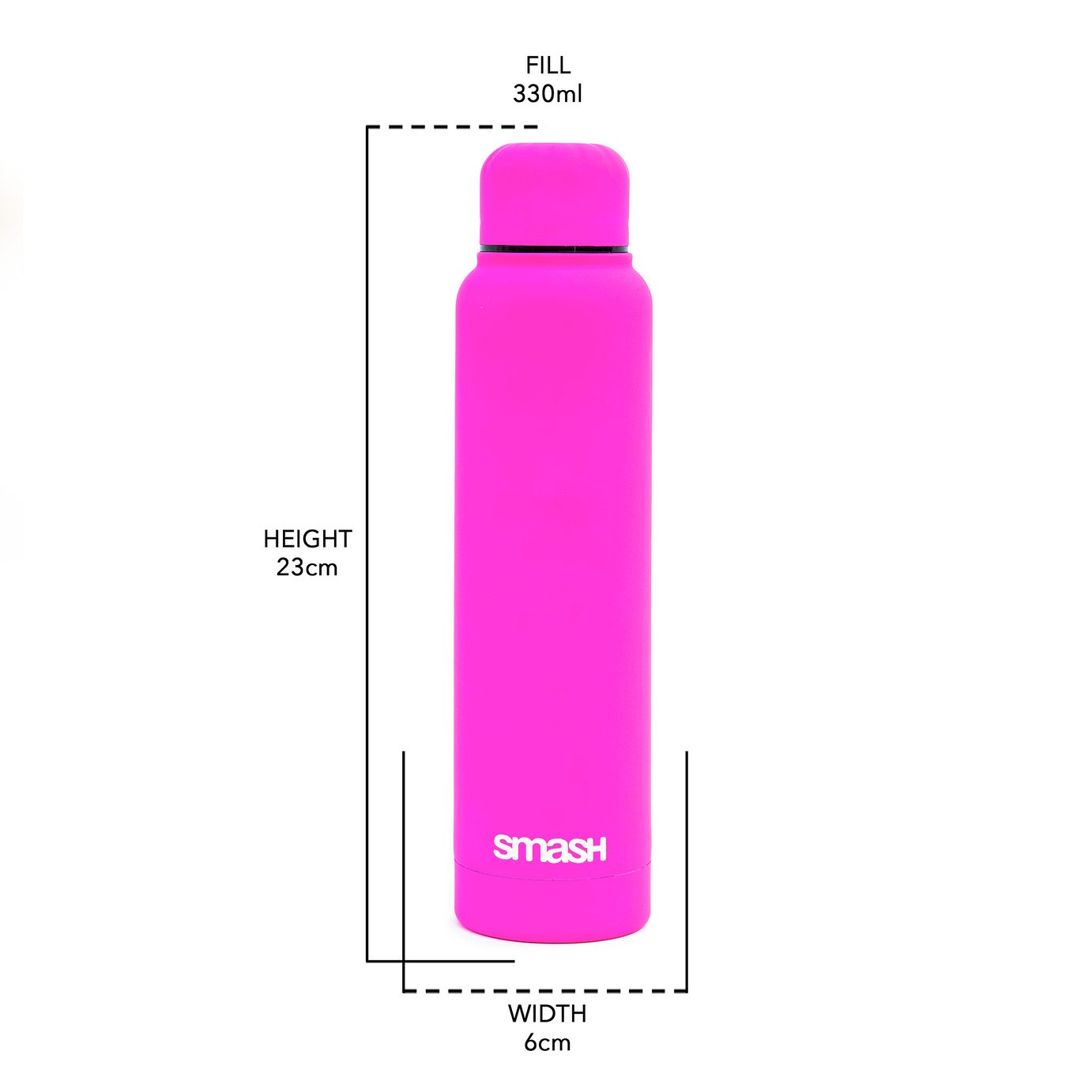 Neon Pink Soft Touch Stainless Steel Bottle Review