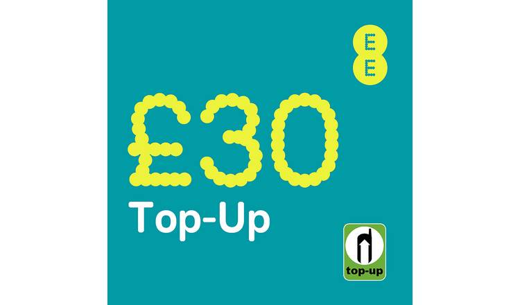 EE £30 Pay As You Go Top-Up Voucher