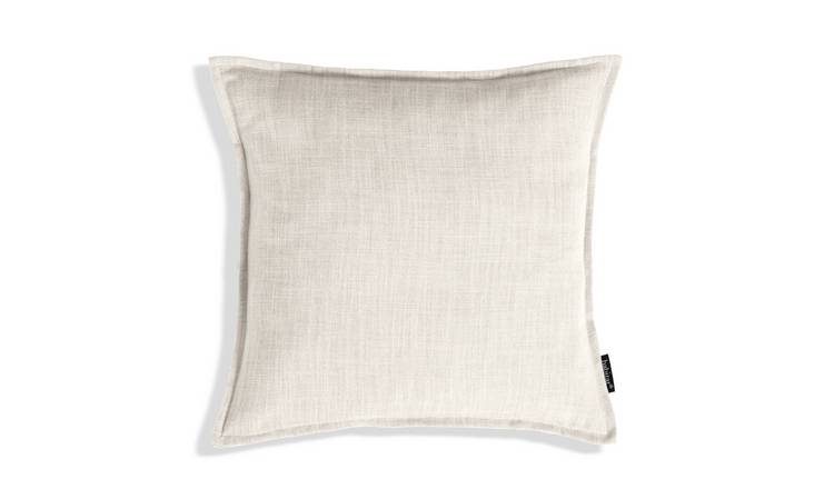 Habitat Linen Look Cushion - Neutral - 50x50cm