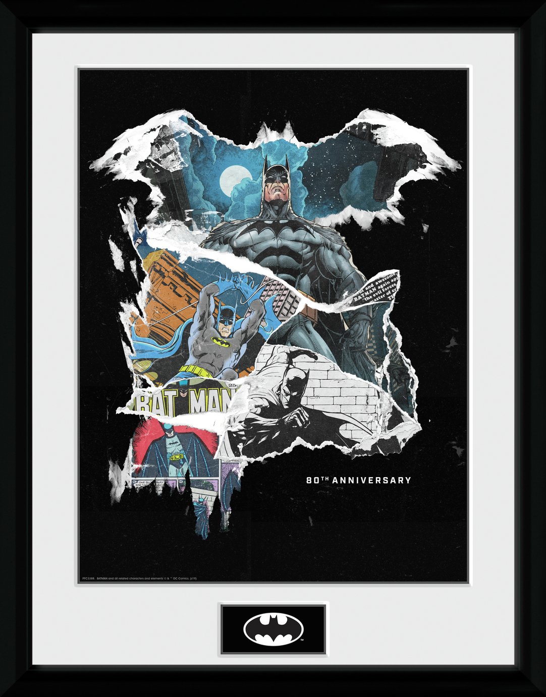 Batman Comic RIP Framed Print - 30x40cm