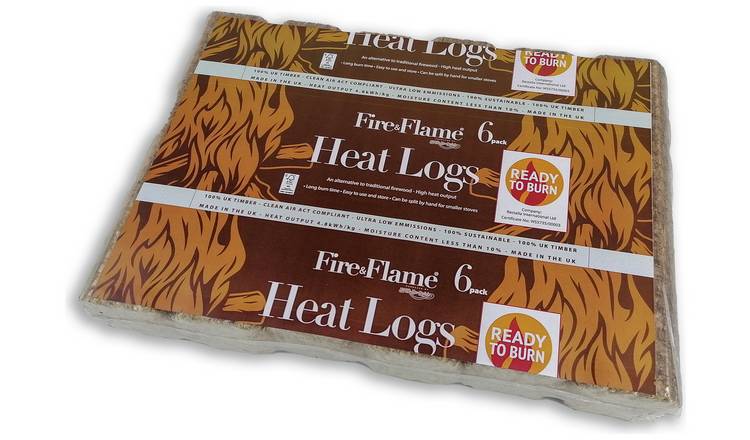 Fire And Flame 6pk Heat Logs