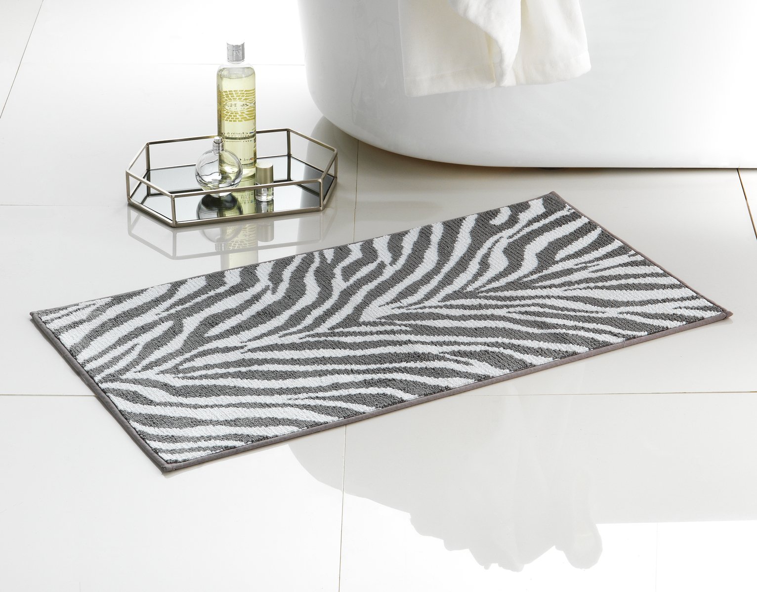 Argos Home Zebra Bath Mat Review