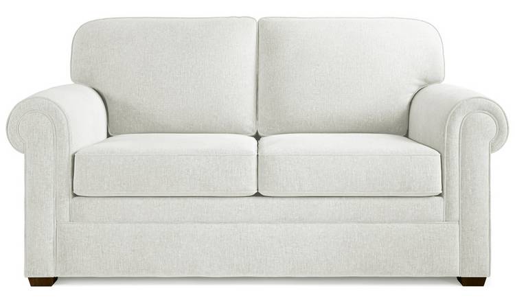 Jay-Be Heritage Fabric 2 Seater Sofa Bed - Light Grey