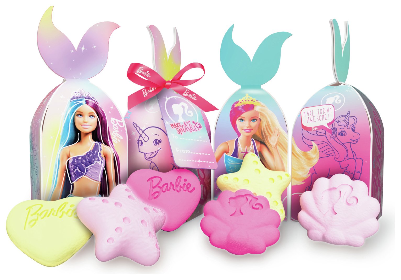 Barbie Deluxe Mermaid Bath Fizzer Gift Set