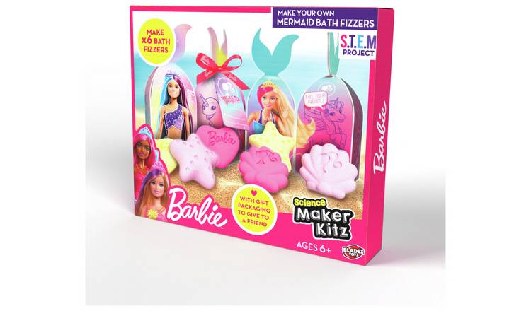 Buy Barbie Deluxe Mermaid Bath Fizzer Gift Set Bath and shower