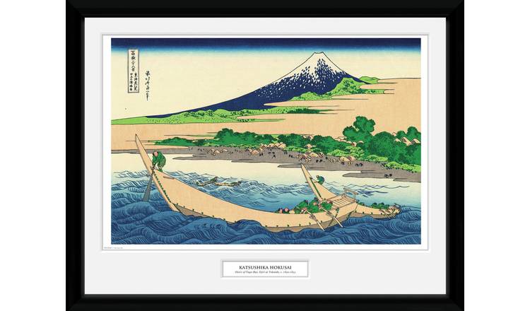 Japanese Art Hokusai Shore of Tago Bay Framed Print -30x40cm
