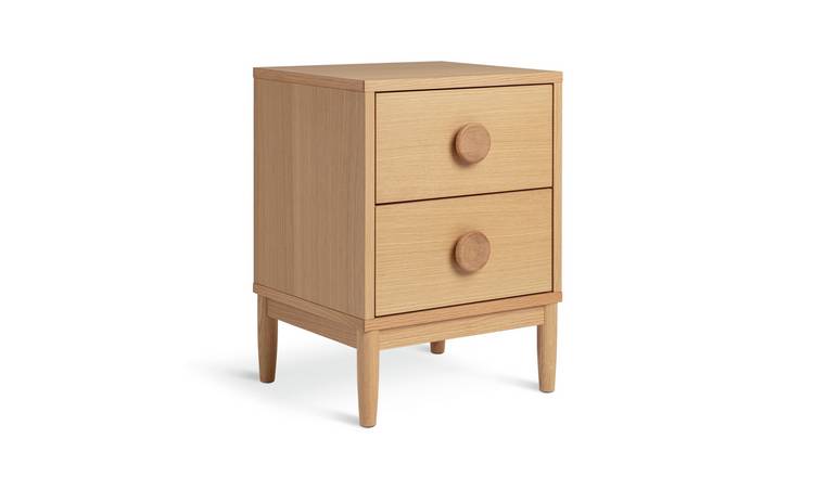 Habitat Cornelia 2 Drawer Bedside Table - Cream