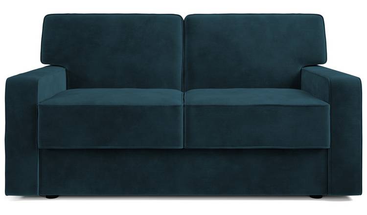 Jay-Be Linea Velvet 2 Seater Sofa Bed - Ink Blue