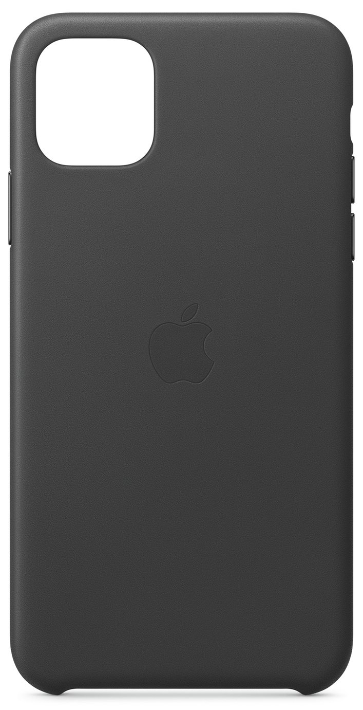 Apple iPhone 11 Pro Max Leather Phone Case - Black