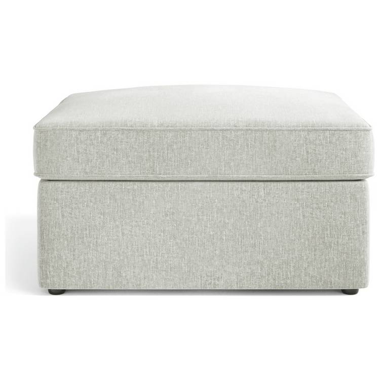 Jay-Be Fabric Footstool Chair Bed - Light Grey 0
