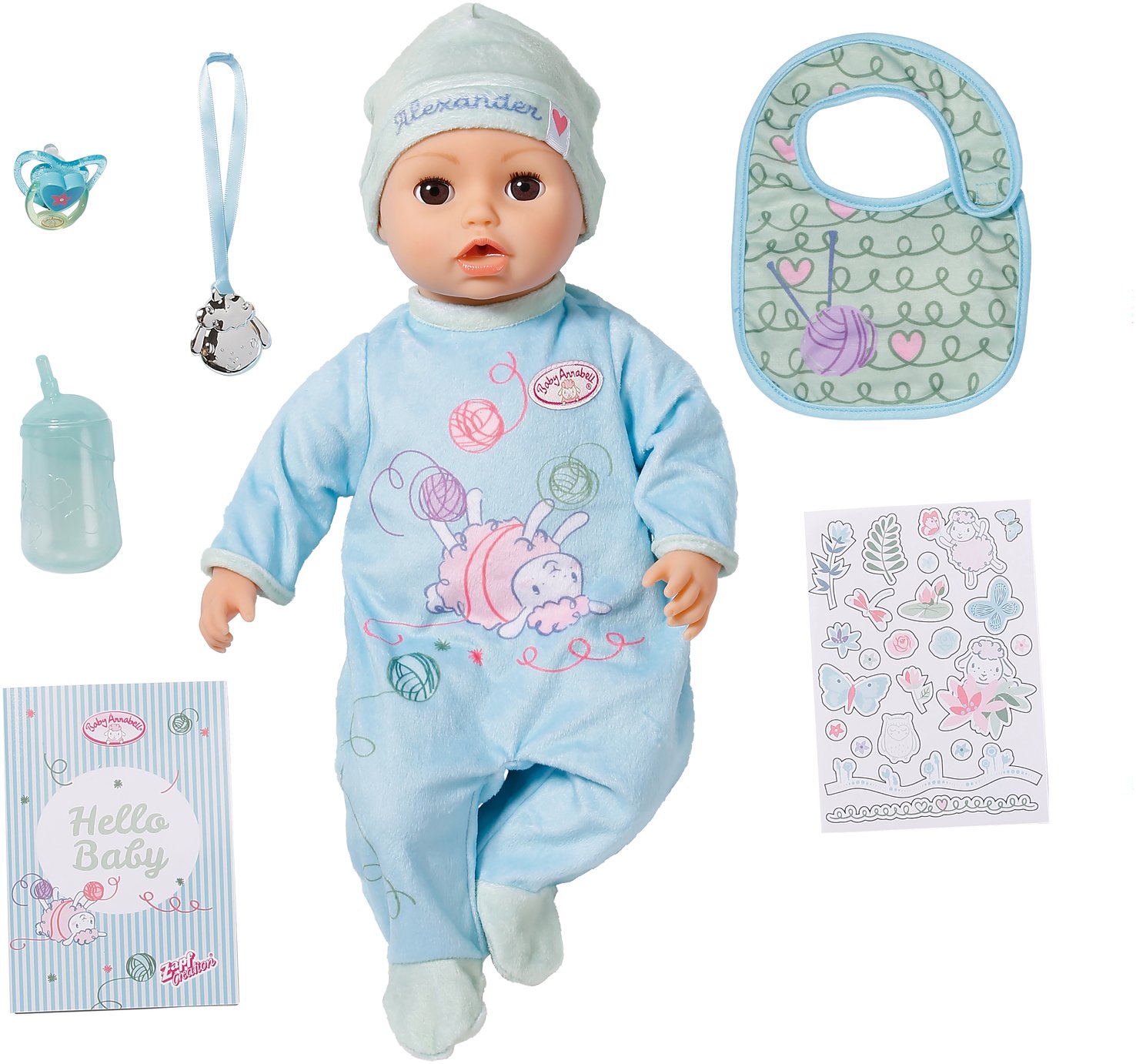 Baby Annabell Active Alexander Doll - 17inch/43cm
