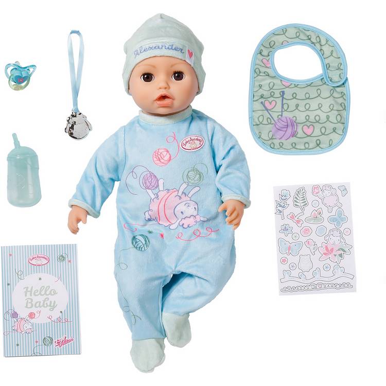 Baby Annabell Active Alexander Doll - 17inch/43cm 0