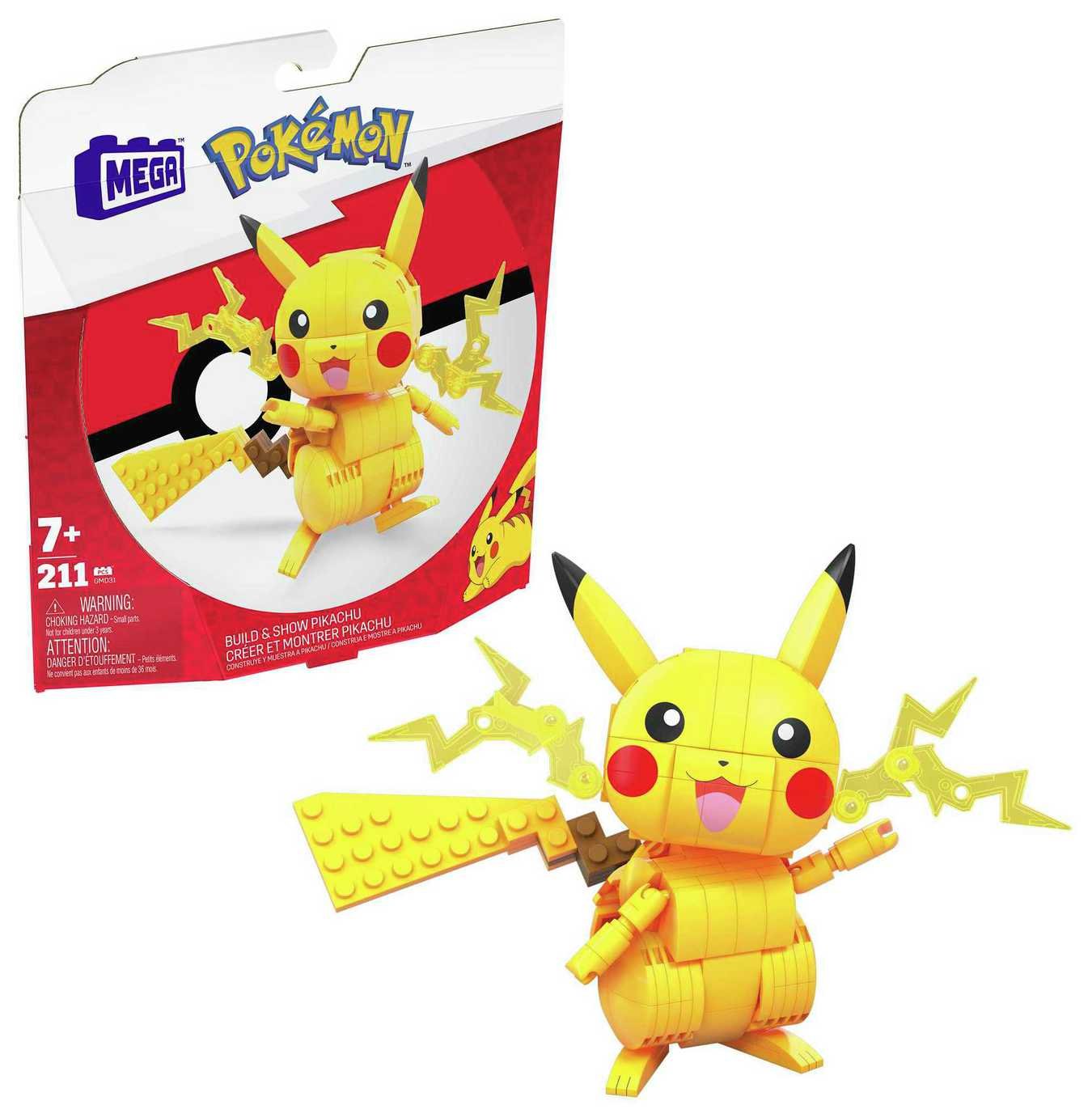 MEGA Pokémon Build & Show Pikachu Building Set