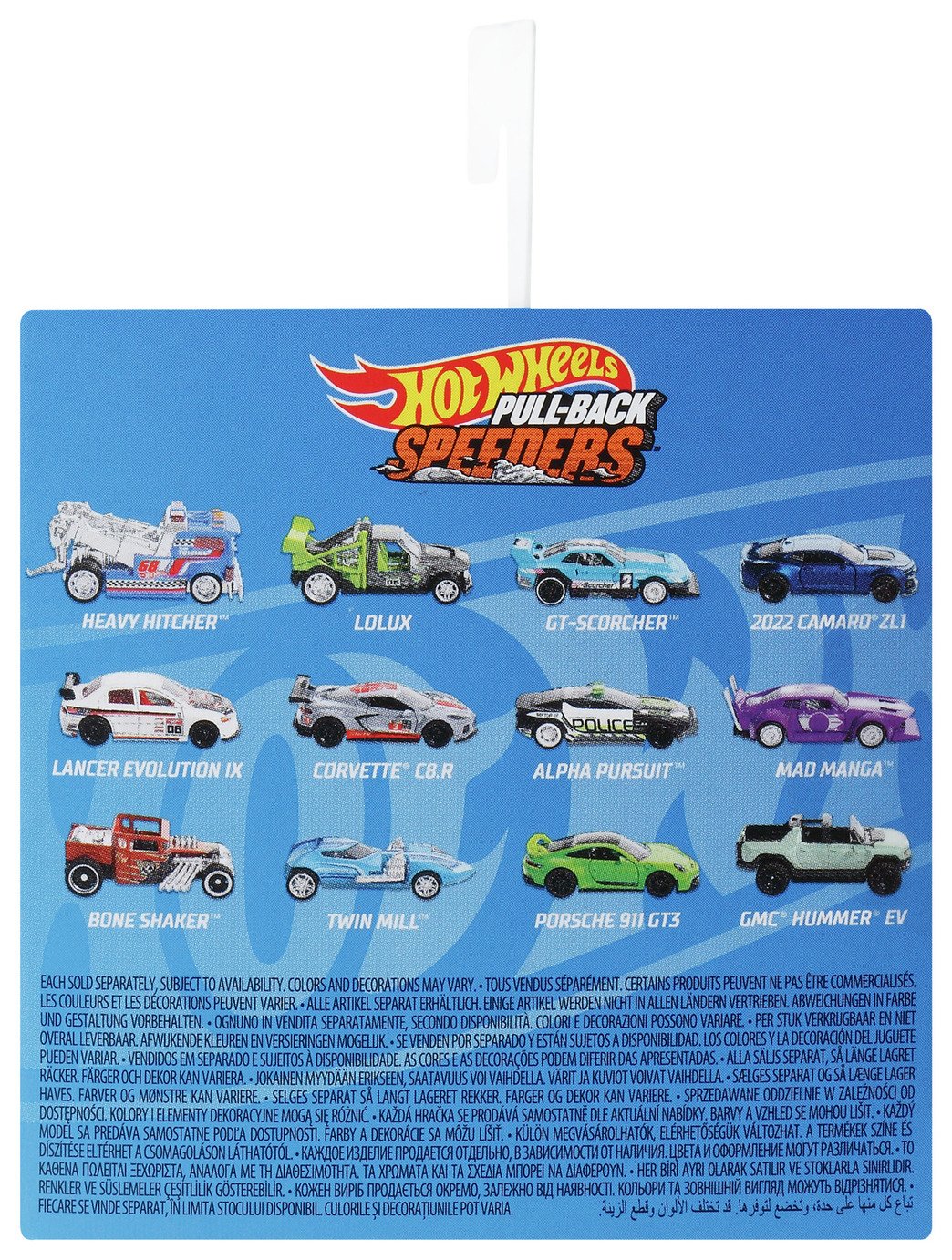 Buy Hot Wheels Pull-Back Speeders Die-cast Toy Car Assortment