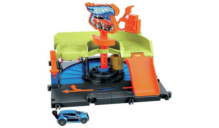 Buy Hot Wheels City Downtown Express Car Wash Vehicle Playset