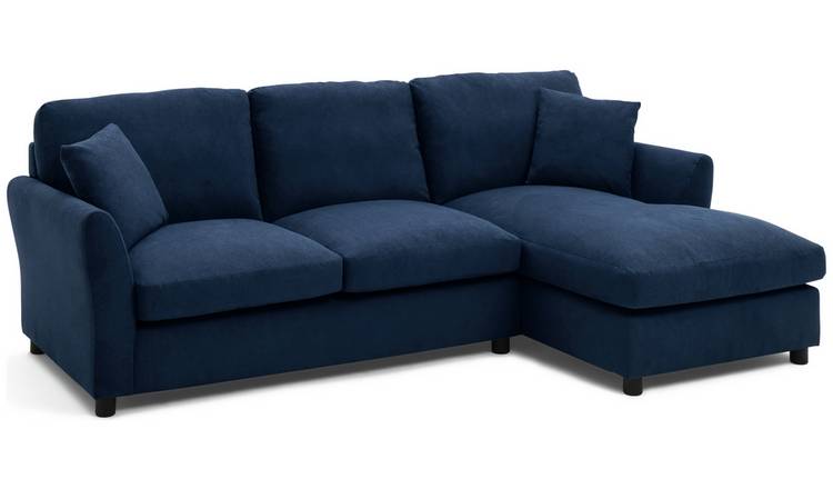 Navy right store hand corner sofa