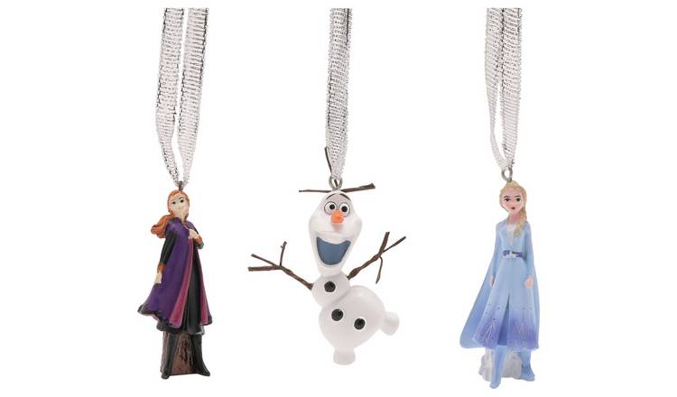 Disney Frozen Pack of 3 Christmas Tree Decorations