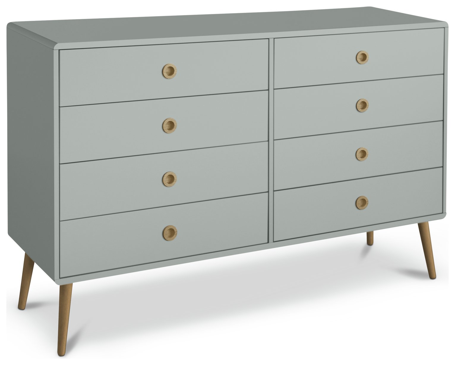  Softline 4 4 Drawer Chest - Grey