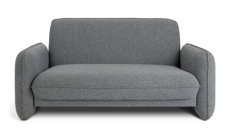 Habitat 60 Trac Boucle 2 Seater Sofa - Grey