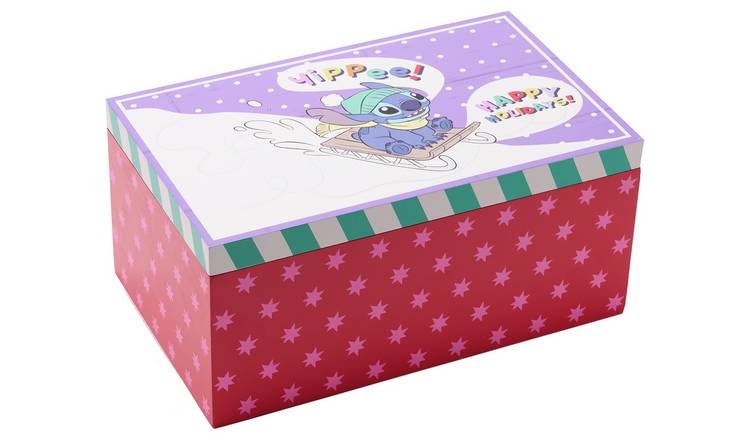 Disney Stitch Happy Holidays Christmas Box