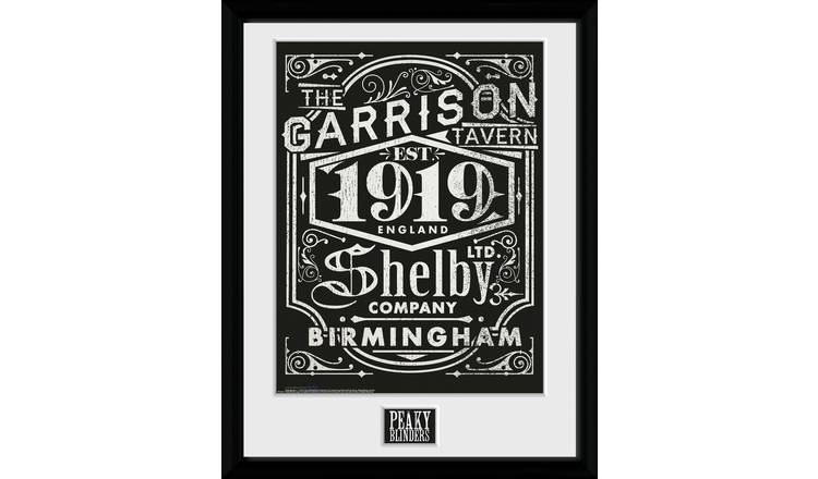 Peaky Blinders Label Framed Print - 30x40cm