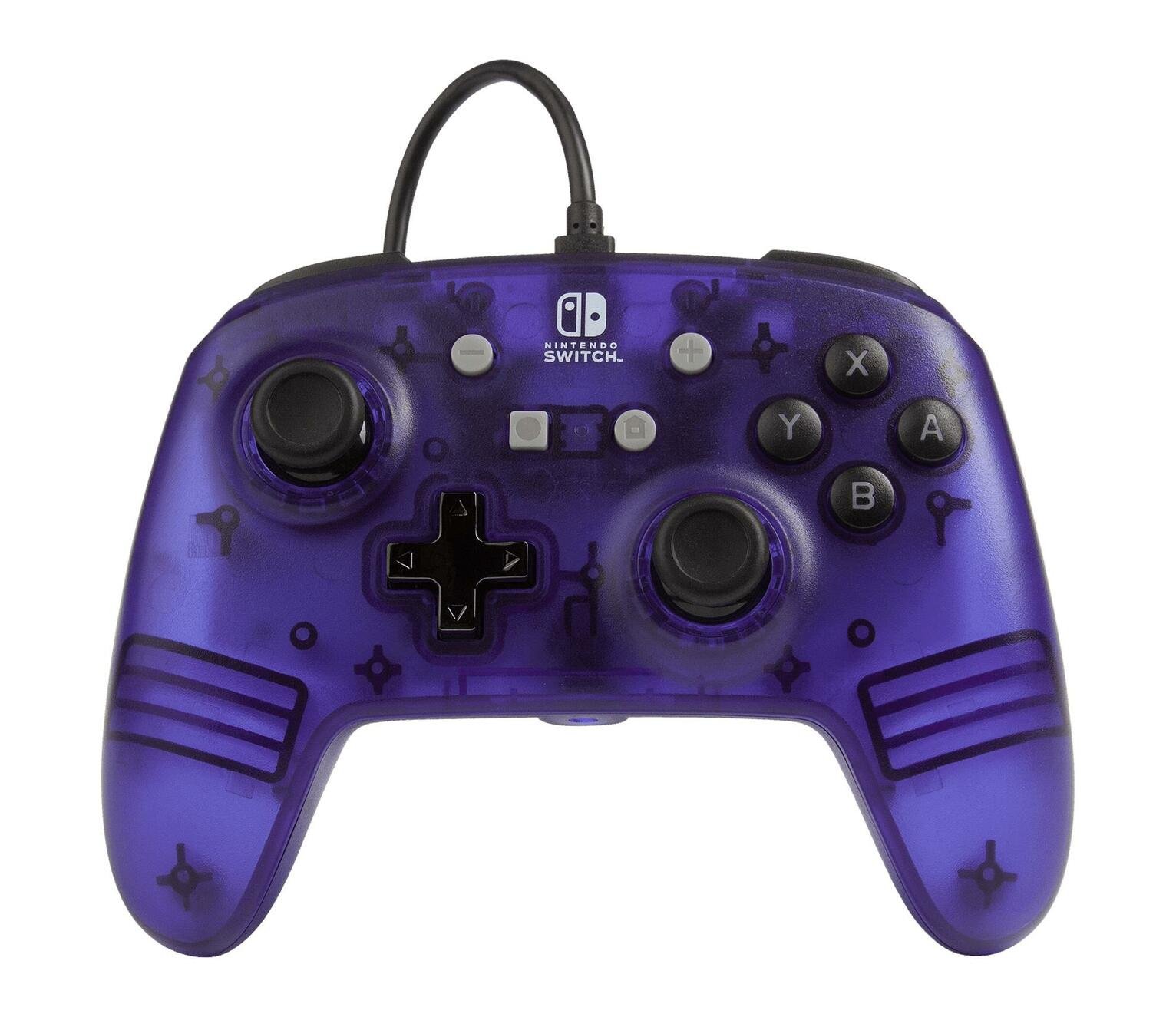 Nintendo Switch:enhanced wired Controller. Tica wired Controller 7 ". Switch Purple Pulse. Frostbite Purple.