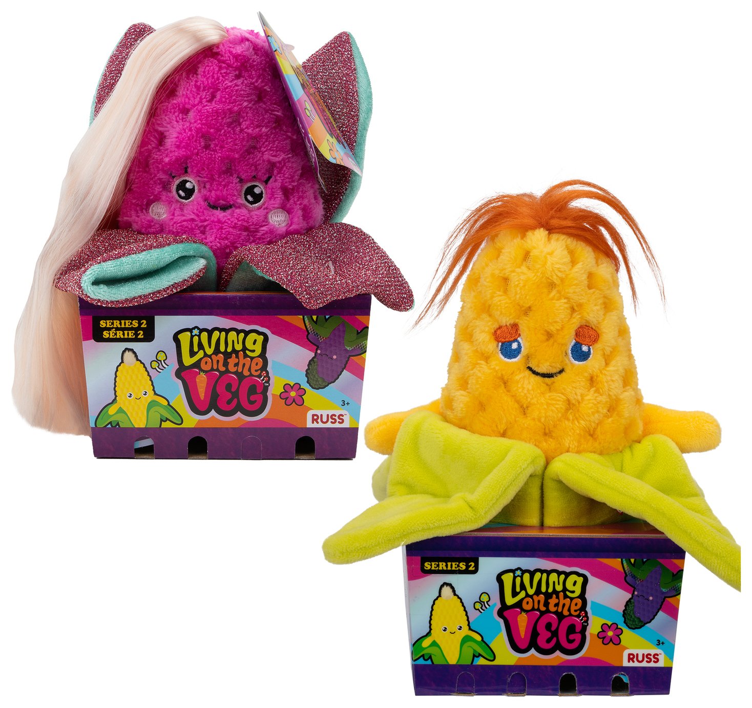 Living on the Veg 6-inch Plush 2-Pack