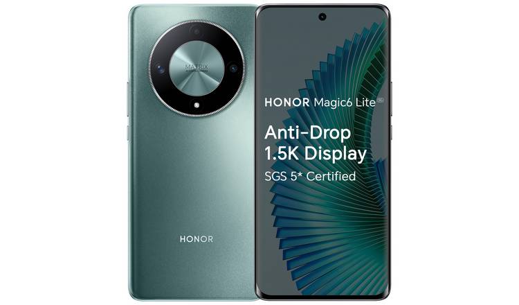 Buy SIM Free HONOR Magic 6 Lite 5G 256GB Phone - Emerald Green