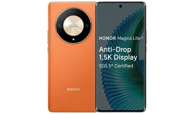 Honor Magic6 Lite 5G 256GB Sunrise Orange Deals  Compare Best Contract &  Upgrade Offers - Phones LTD