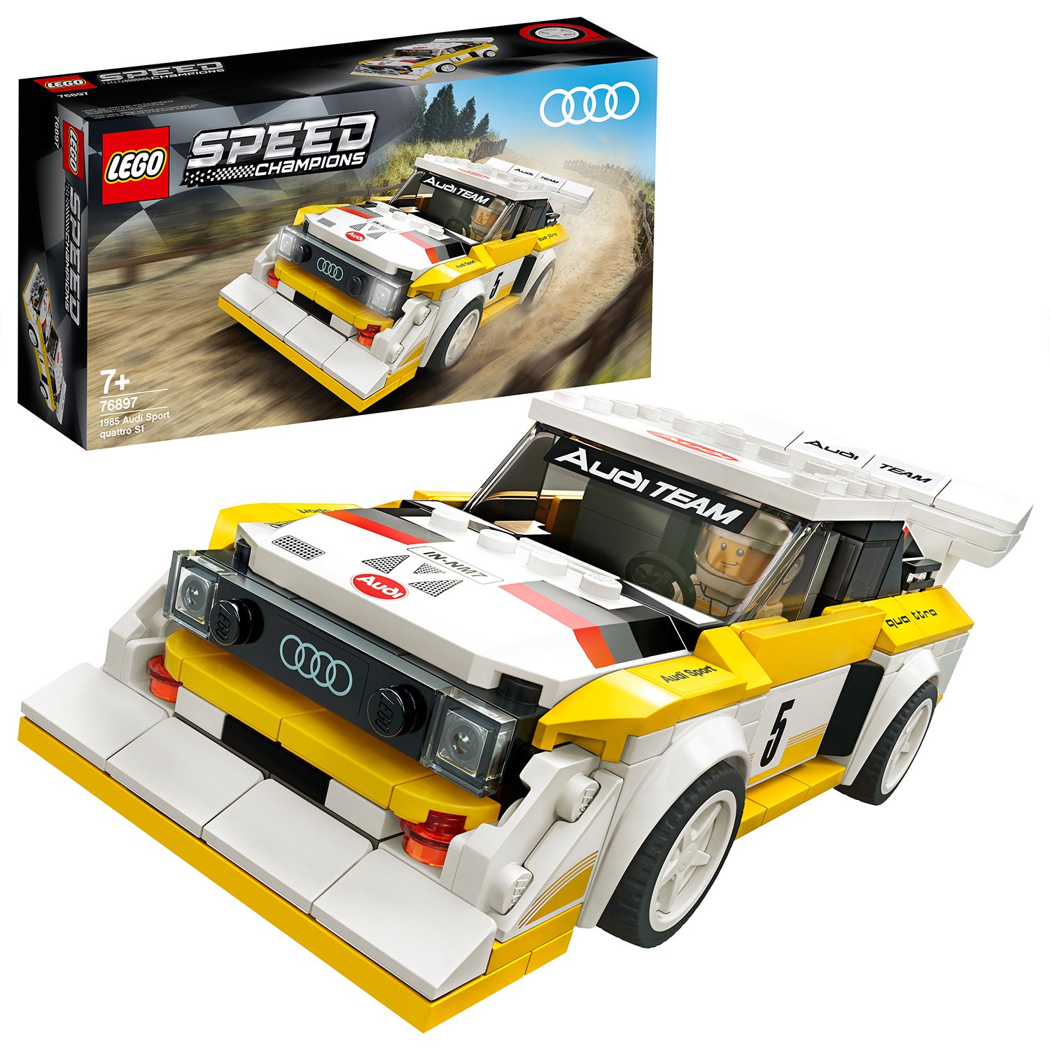 Buy LEGO Speed Champions Audi Sport Quattro S1 Car Set - 76897
