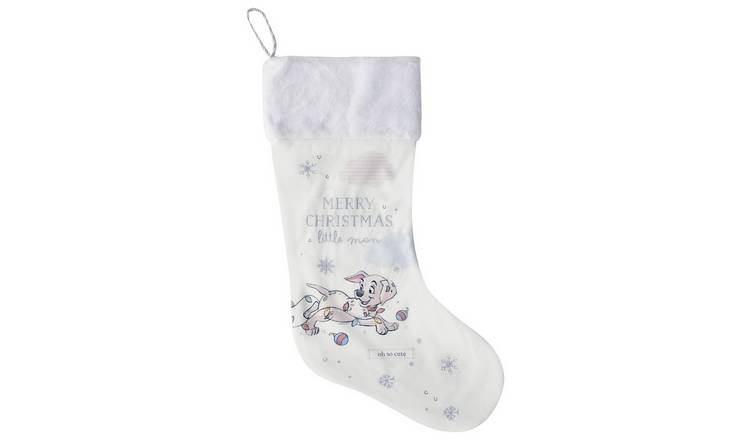 Disney Dalmatians White Christmas Stocking