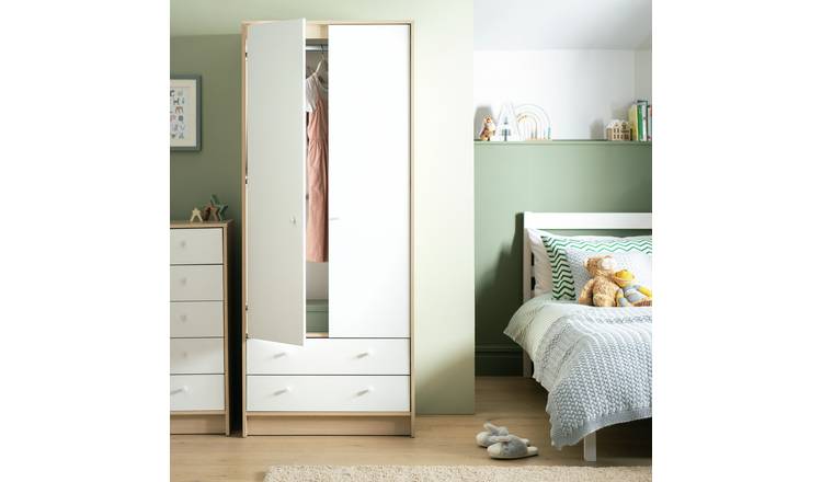 Buy Argos Home Kids Malibu 2 Door 2 Drawer Wardrobe Acacia Wardrobes Argos