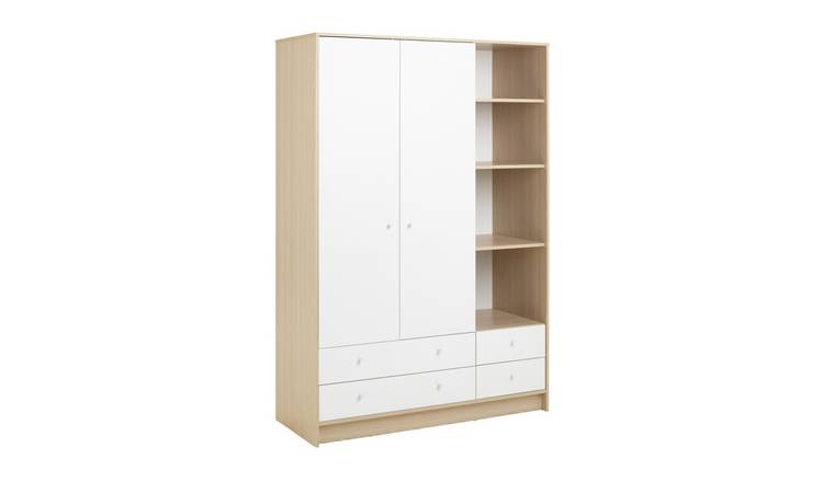 Argos Home Kids Malibu 2 Door 4 Drawer Wardrobe - White