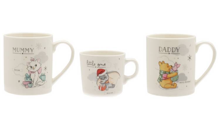 Disney Set of 3 Magical Beginnings Mum Dad And Baby Mug