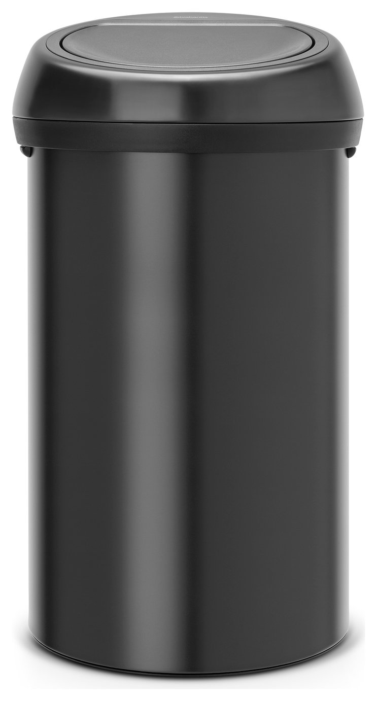 Brabantia 60 Litre Touch Top Bin - Matt Black