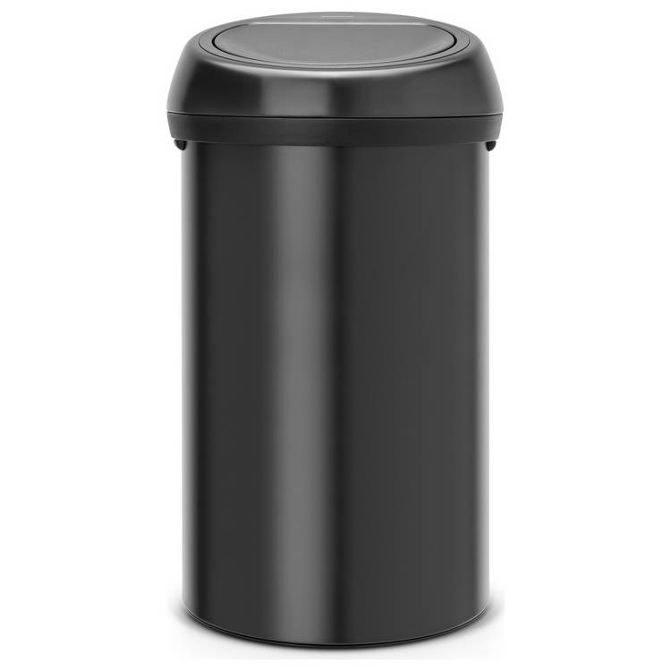Brabantia 60LTouch Bin - Matt Black 0