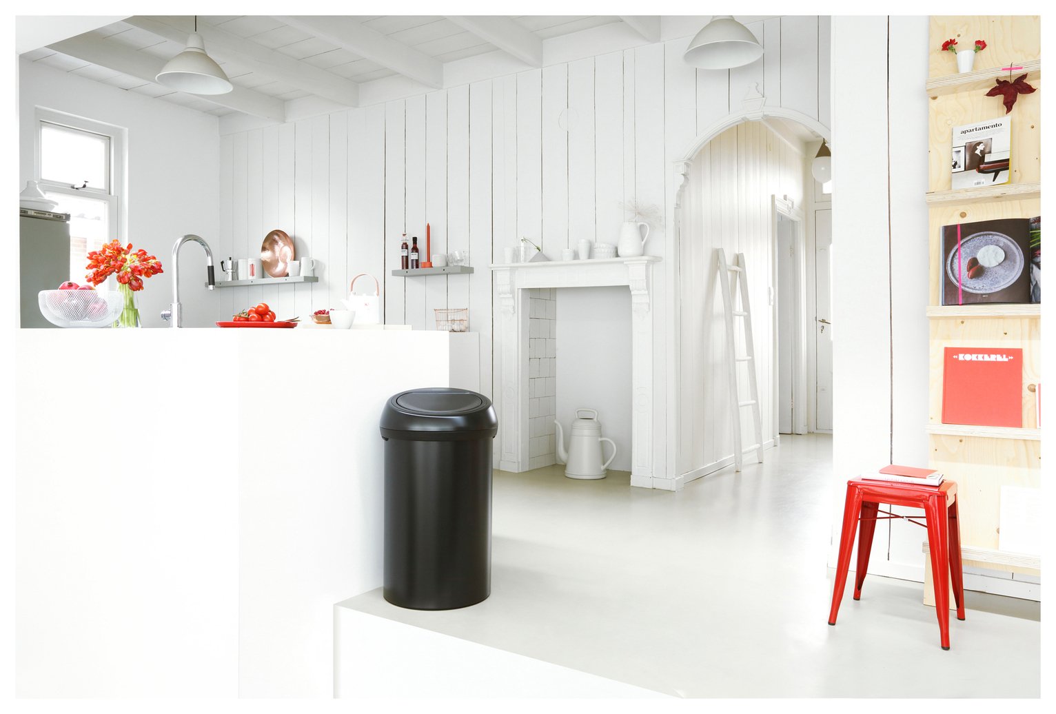 Buy Brabantia 60LTouch Bin - Matt Black | Kitchen bins | Argos