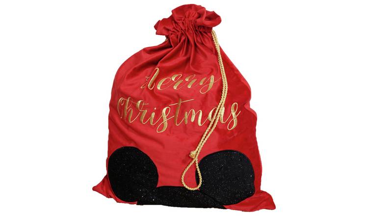 Disney Mickey Mouse Merry Christmas Gift Sack