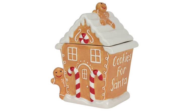 Cookies for Santa Brown Jar Christmas Decoration